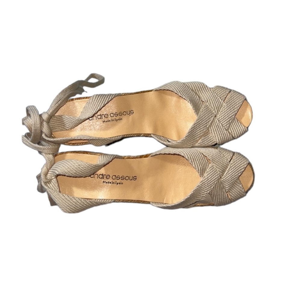 Brand New in Box Andre Assous Beige Espadrilles Size 9. SOLD/NO LONGER AVAILABLE